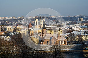 Lithuania Kaunas senamiesÃÂio vaizdas nuo Aleksoto apÃÂ¾valgos aikÃÂ¡telÃâs photo